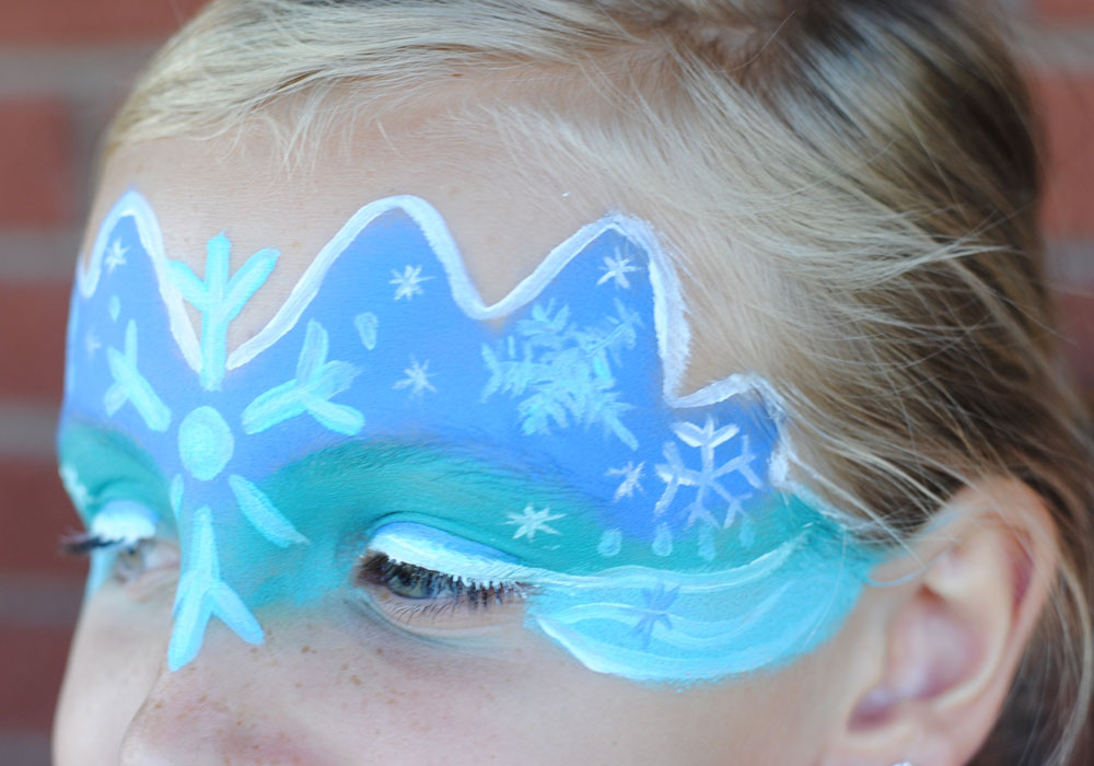 olaf face painting