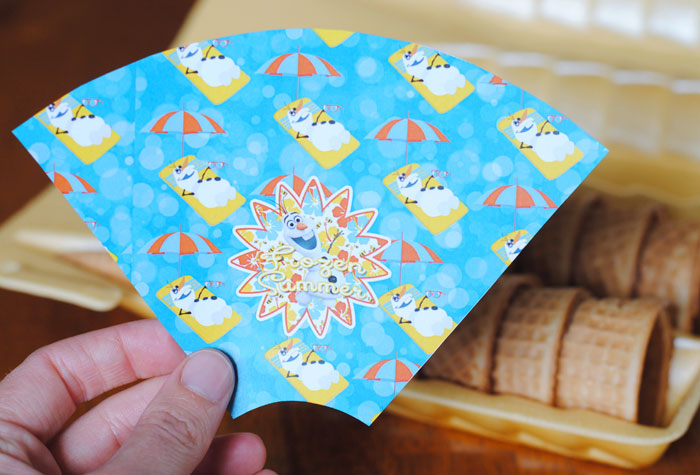 Frozen Ice Cream Cut Out Wrapper