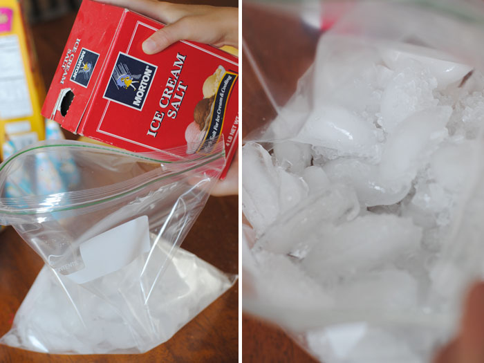 Frozen Ice Cream Ice