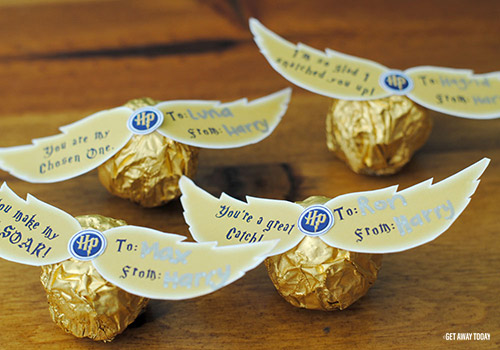 Printable Harry Potter Valentines @michellepaigeblogs.com DIY Harry Potter Valentine