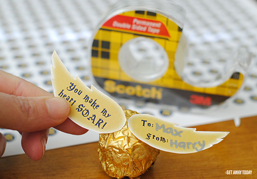 DIY Harry Potter Valentine Tape Wings