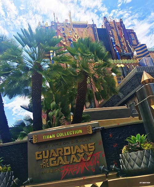 Groot Party Guardians of the Galaxy Mission Breakout Disneyland