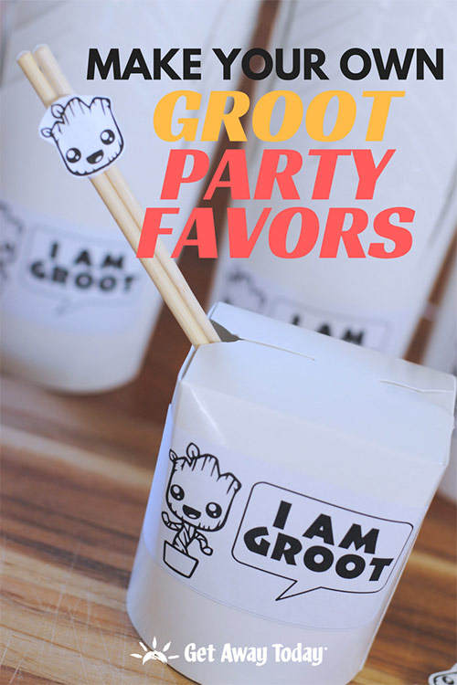 Make Your Own Groot Party Favors || Get Away Today