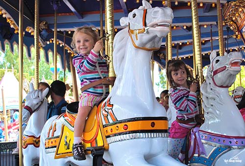 I Spy at Disney Game - Happy Girl on Carousel