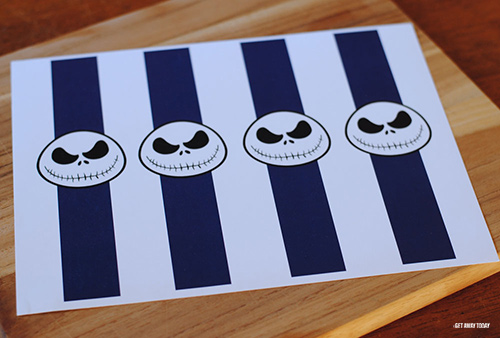 Jack Skellington Countdown Chain Printable