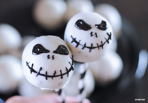 Jack Skellington Oreo Pops