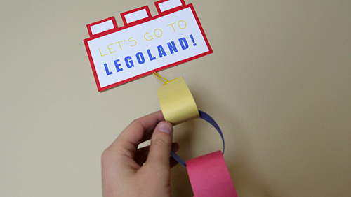 Lego Countdown Chain