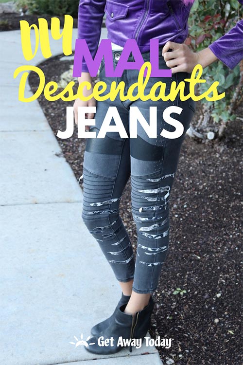 DIY Mal Descendants Jeans || Get Away Today