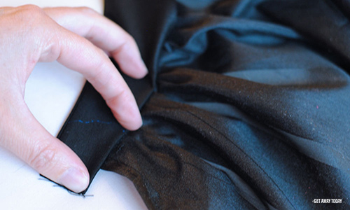 DIY Maleficent Costume Fold