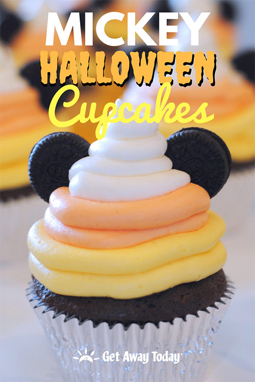 Mickey Halloween Cupcakes || Get Away Today