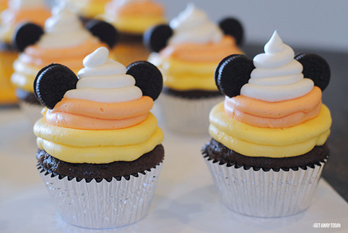 Mickey Halloween Cupcakes Candy Corn Two