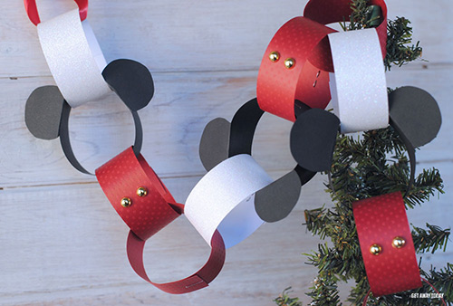 Mickey Mouse Holiday Countdown Chain Loops
