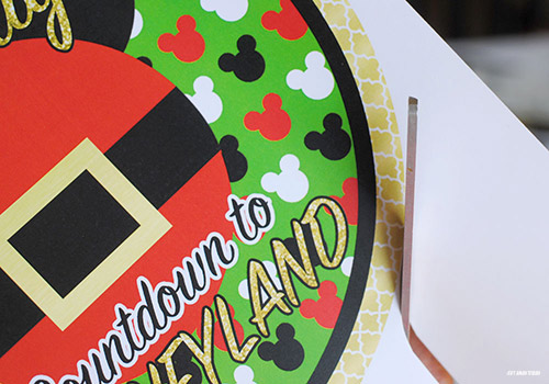 Mickey Mouse Holiday Countdown Chain Trim