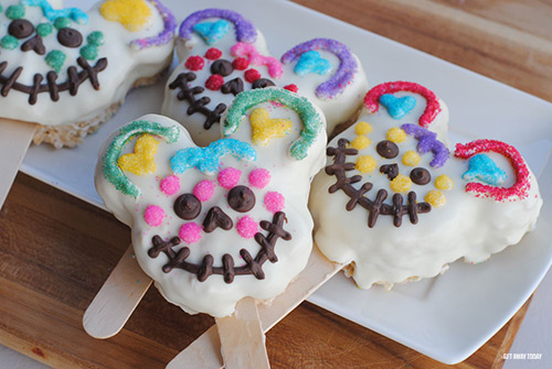 Mickey Mouse Sugar Skull Treats Yum