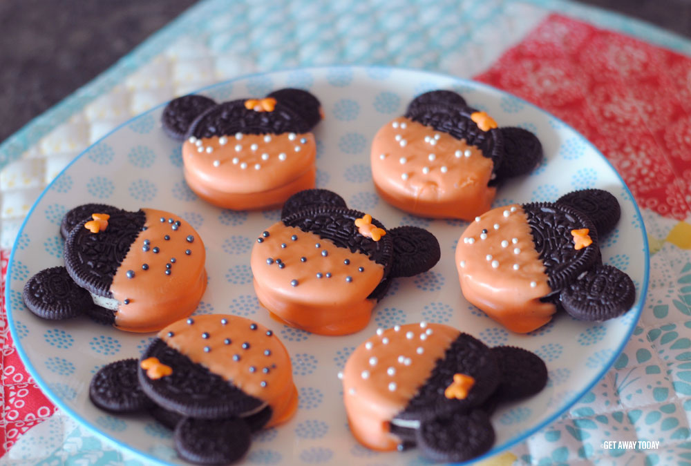 Minnie Mouse Oreo Cookies Plate