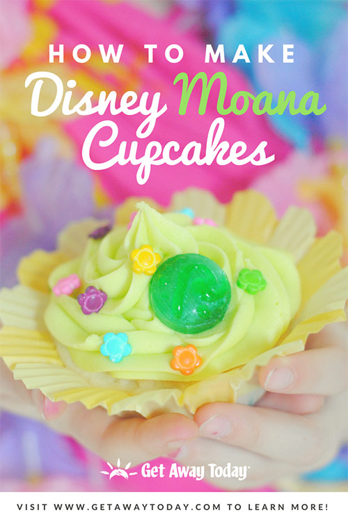 How to Make Disney Moana Cupcakes