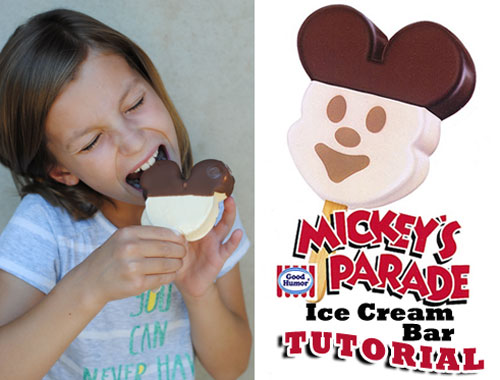 DIY Mickey Ice Cream Bars