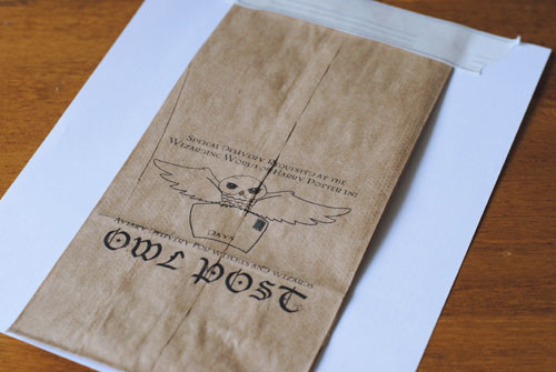 Harry Potter Owl Post Print on Bag 