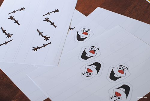 Olaf Disney Countdown Chain Free Printable