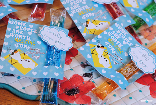 Olaf Valentine Printable DIY