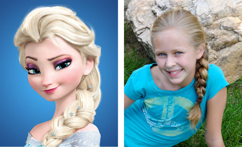 Disney Hairstyles Elsa from Frozens plait  Cinderella hair  Glamour UK