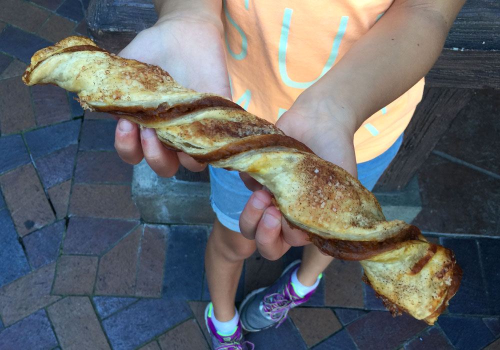 Disneyland pumpkin twist up close