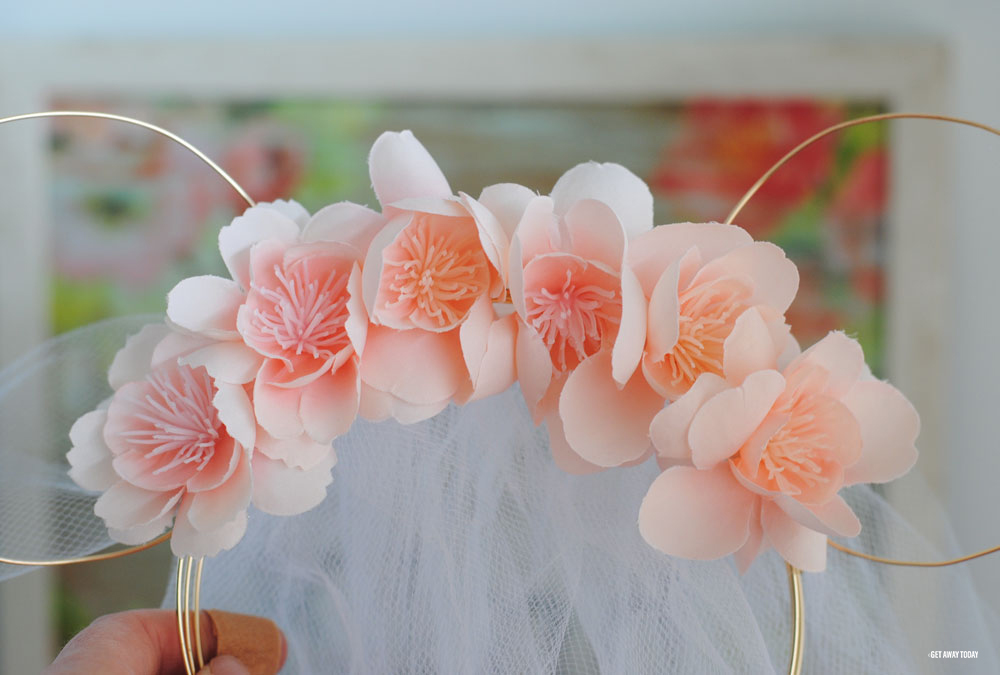 Rose Gold Minnie Mouse Ears Crown