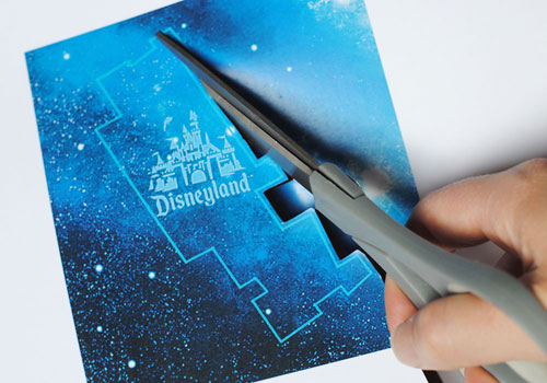 Star Wars vacation announcement cut out piece