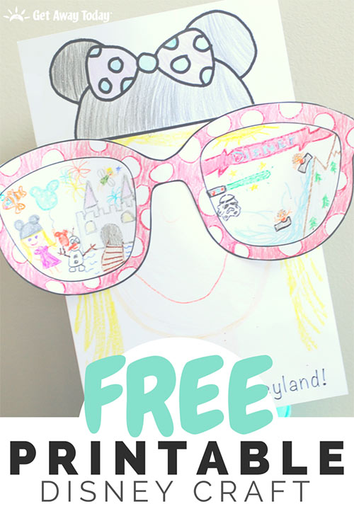 Free Disney Printable Craft || Get Away Today