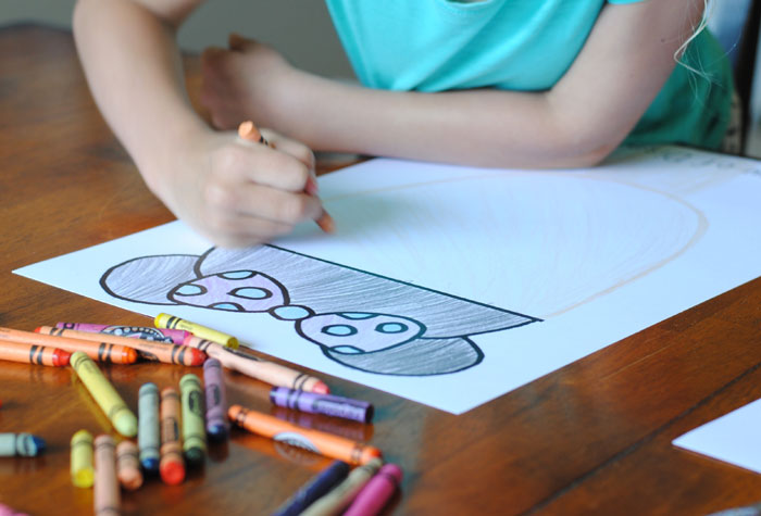 Free Disney Printable Craft Coloring