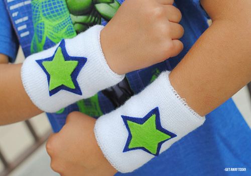 Super Hero Sweat Bands Hulk