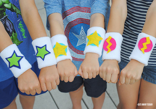 Super Hero Sweat Bands 